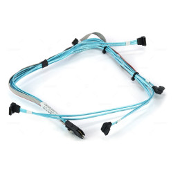 CBL-0278L SUPERMICRO INTERNAL MINISAS SFF-8087 TO 4X SATA RIGHT ANGLE 0.34 0.44 0.54 0.64M WITH SIDE BAND 0.64M CABLE FOR SYS X10 672042027279